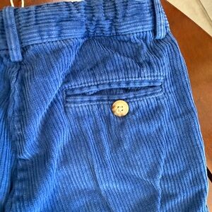 Kids Blue Corduroy Casual Pants